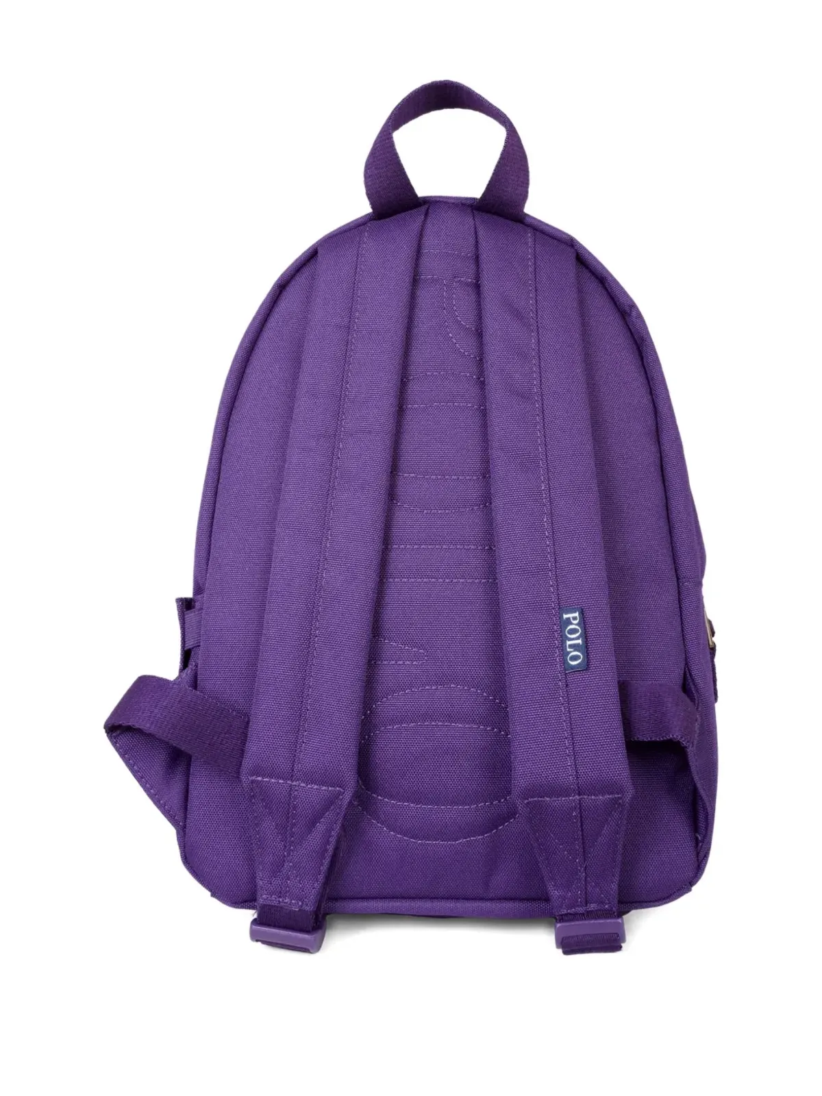 POLO RALPH LAUREN KIDS Bear-embroidered backpack - Purple - 画像4