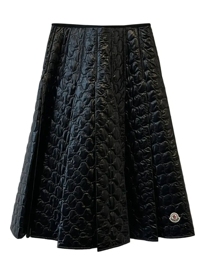 Moncler Moncler キルテッドプリーツミディスカートの商品画像