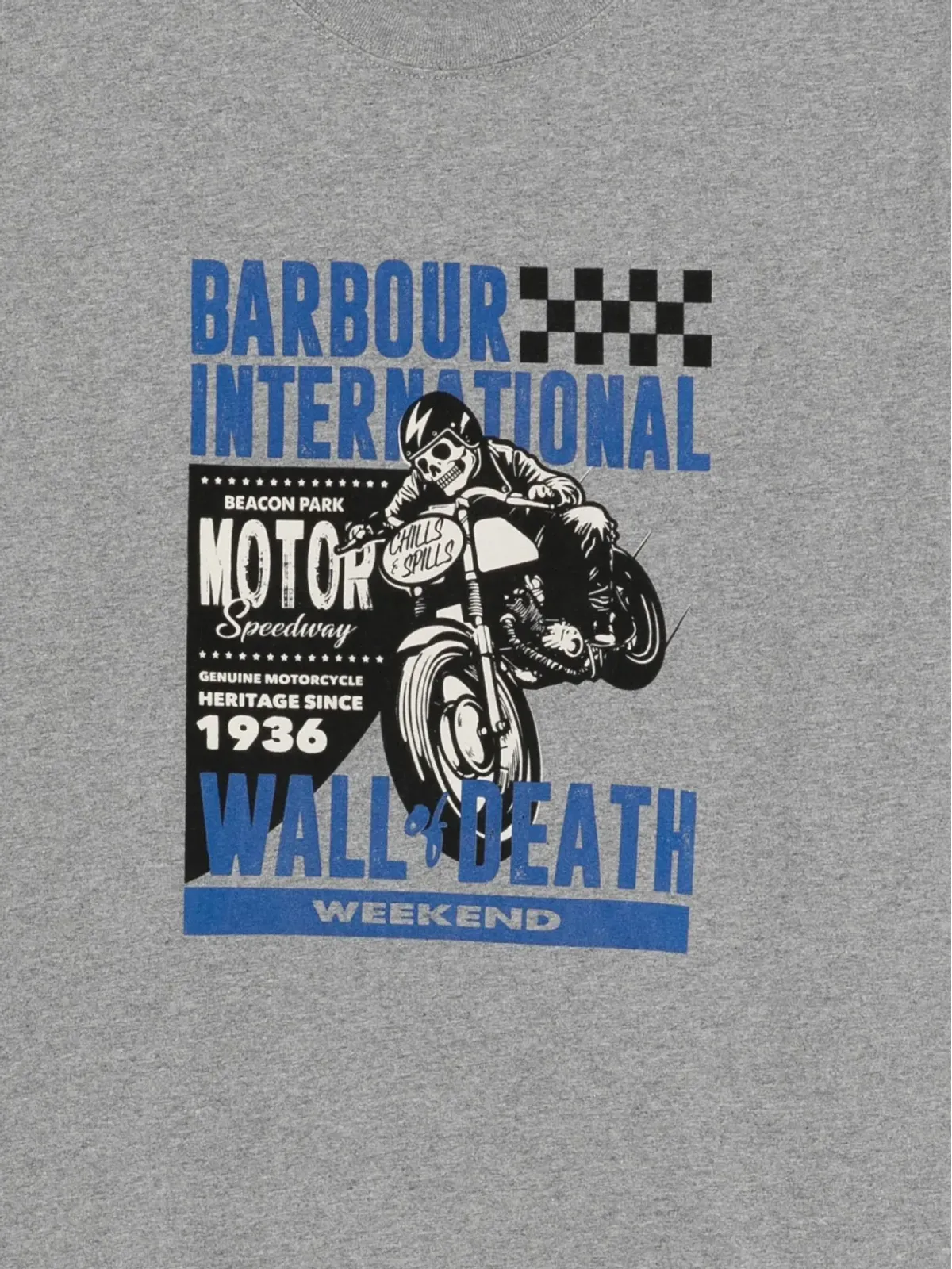 Barbour International モーターサイクルプリントTシャツ - 画像3