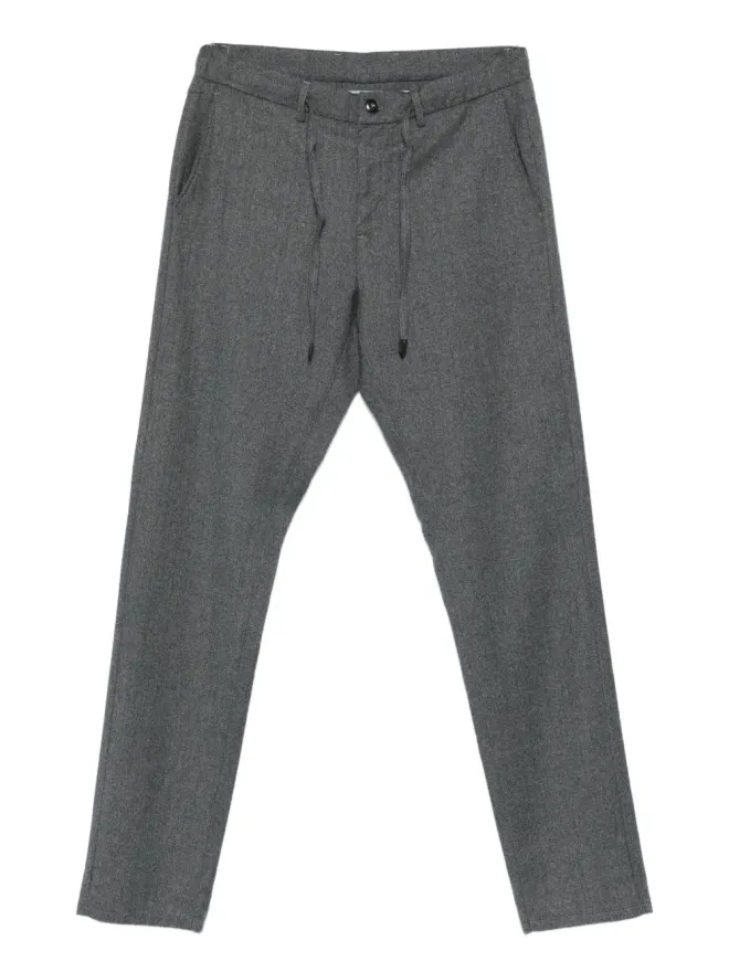 Canali Canali ドローストリング ウールパンツの商品画像