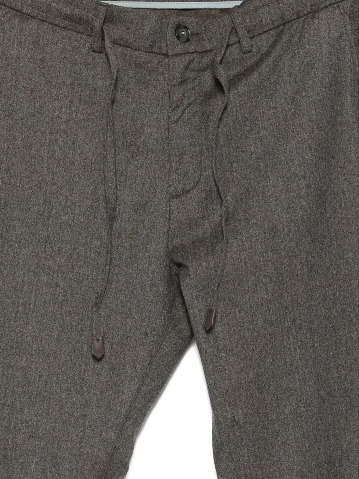 Canali ドローコード付きウエストパンツ - 画像3