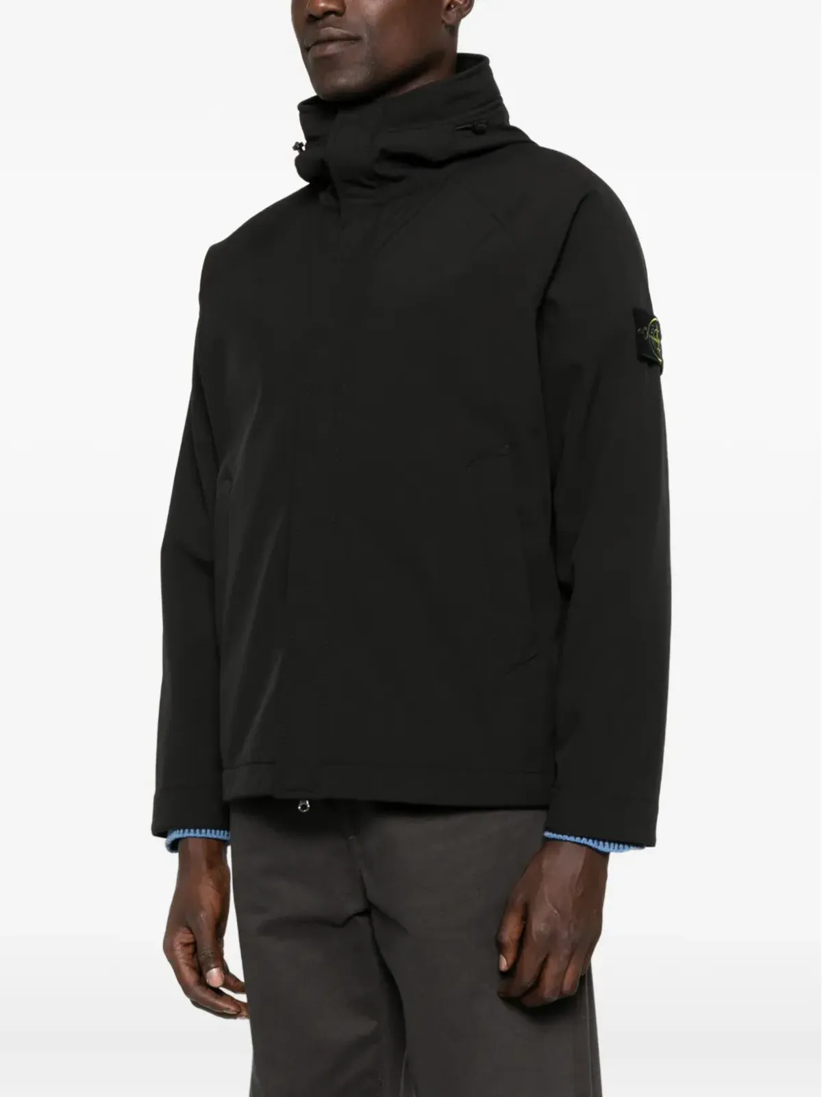 Stone Island ソフトシェル フード付きパーカ - 画像3