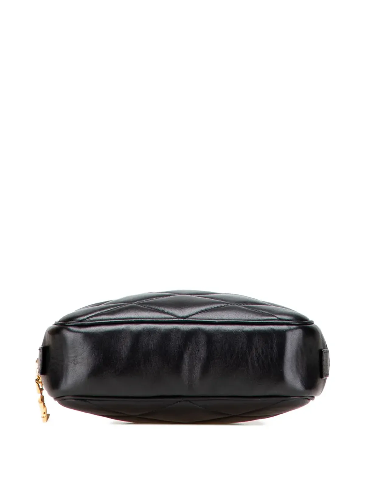 Saint Laurent Pre-Owned 2021年 キルティングラムスキン ロリタ コスメポーチ ブラック - 画像3