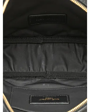 Saint Laurent Pre-Owned 2021年 キルティングラムスキン ロリタ コスメポーチ ブラック - サムネイル4