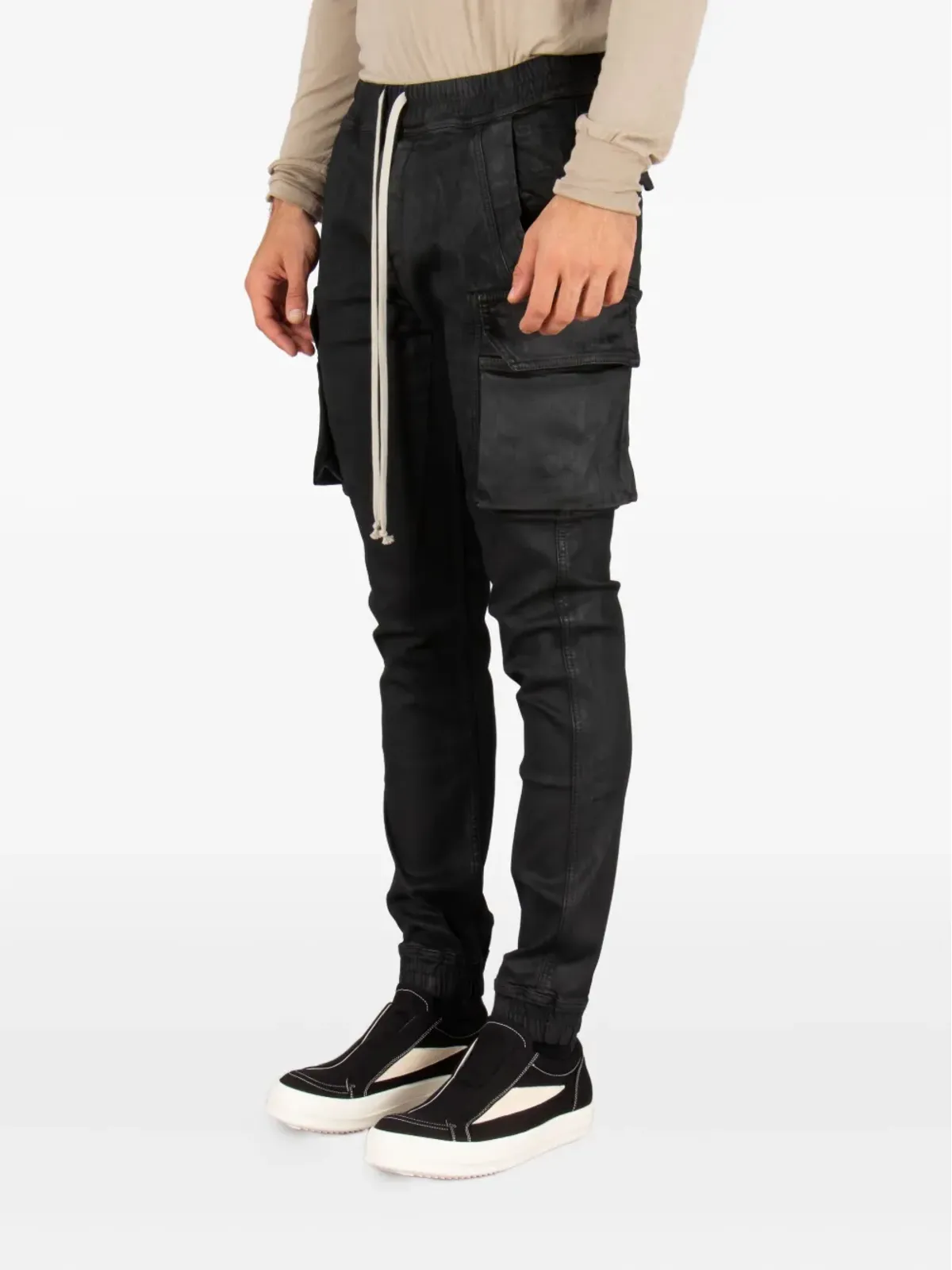 Rick Owens DRKSHDW ドローストリングウェストカーゴパンツ - 画像2