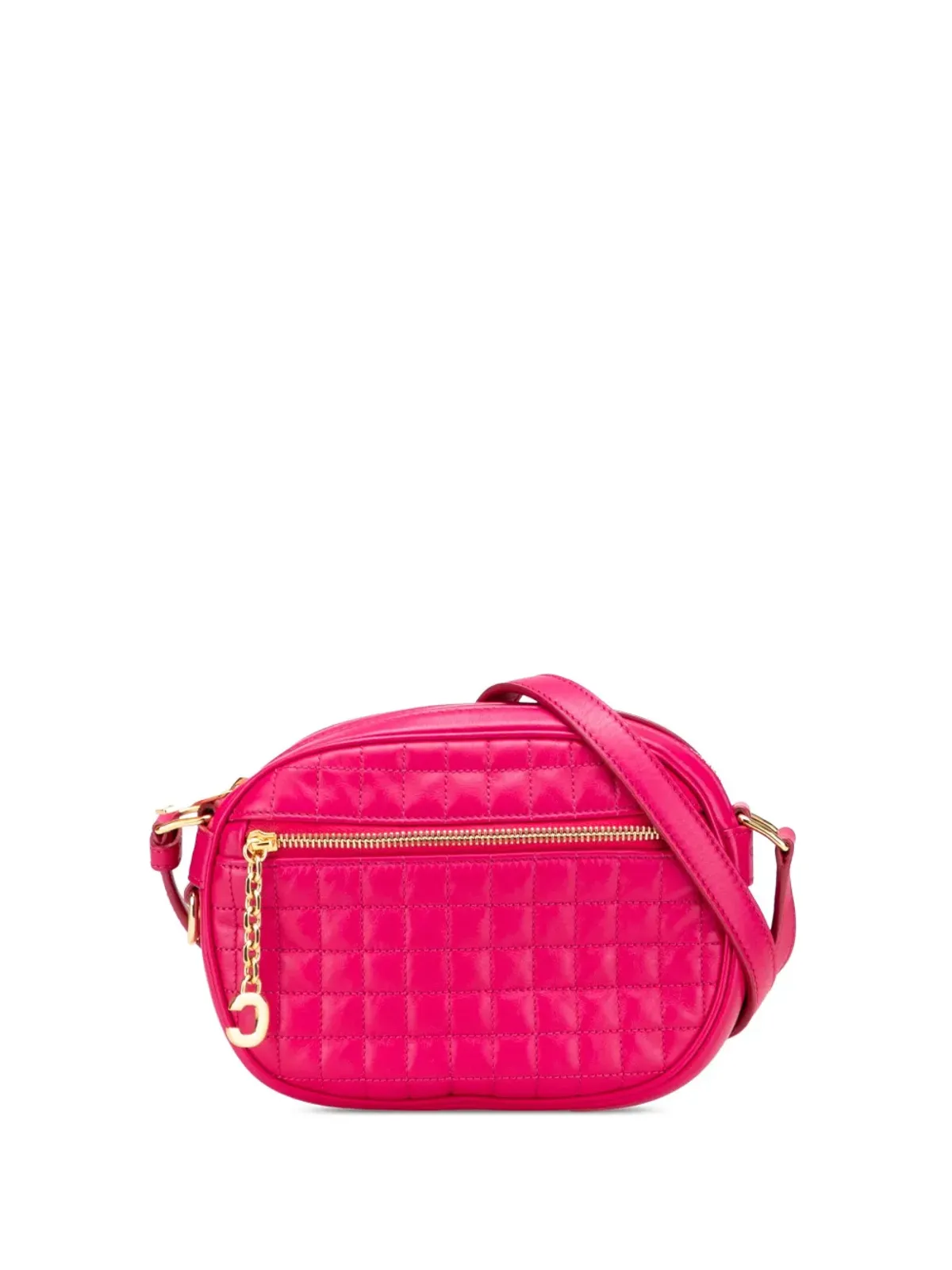 Celine Pre-Owned 2019年 キルテッド カーフスキン C Charm クロスボディバッグ - 画像1