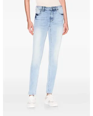 Armani Exchange ライトウォッシュ ブルーのスキニージーンズ - サムネイル3