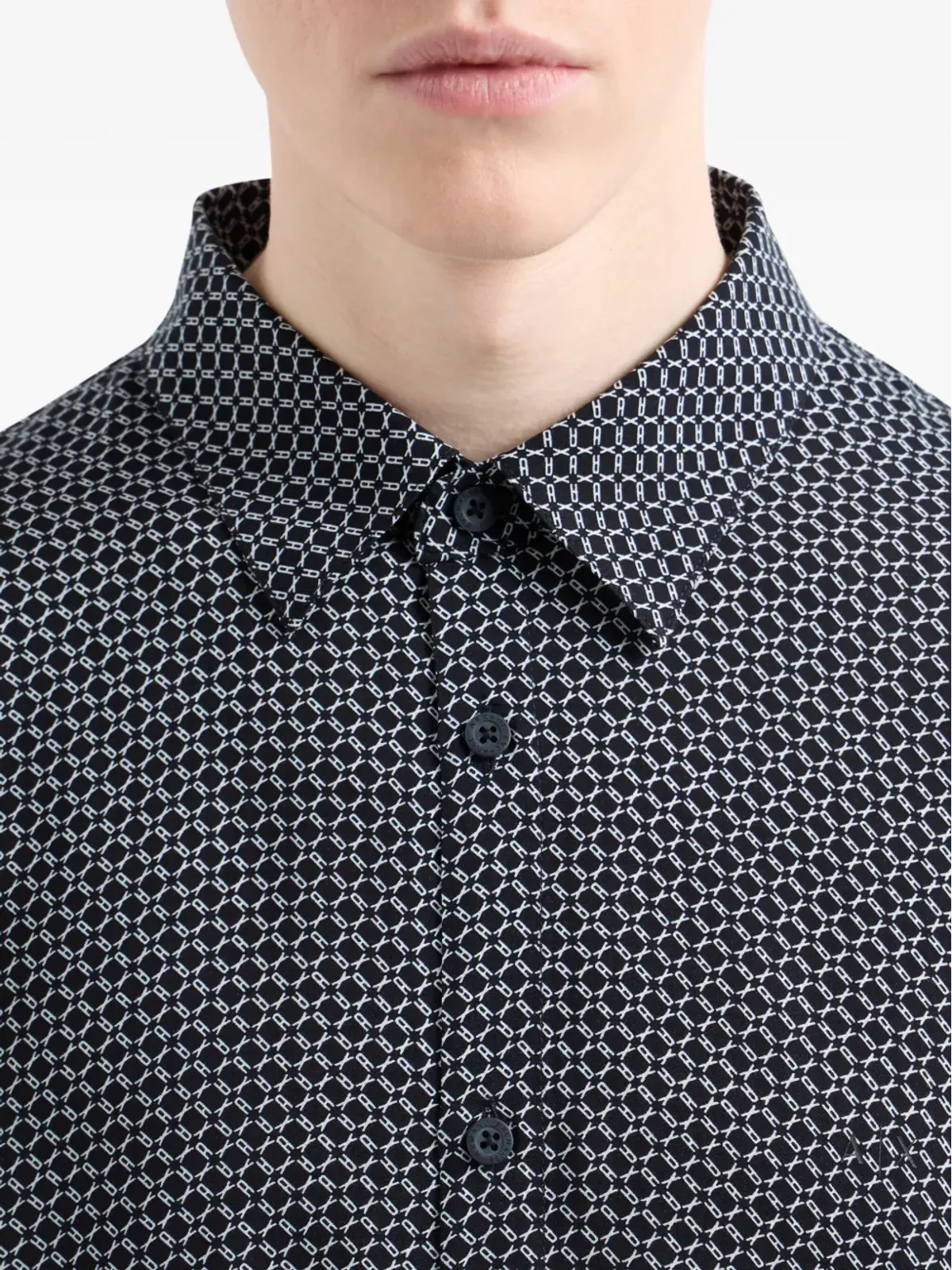 Armani Exchange 幾何学模様のシャツ - 画像5