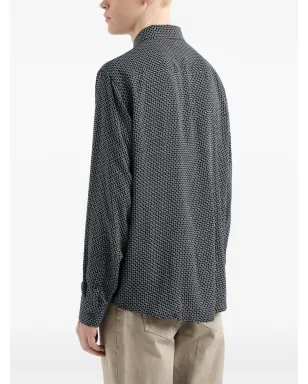 Armani Exchange 幾何学模様のシャツ - サムネイル4