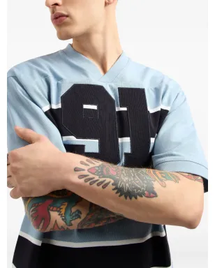 Armani Exchange ストライプ Vネック Tシャツ - サムネイル5