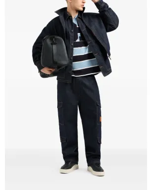 Armani Exchange ストライプ Vネック Tシャツ - サムネイル2