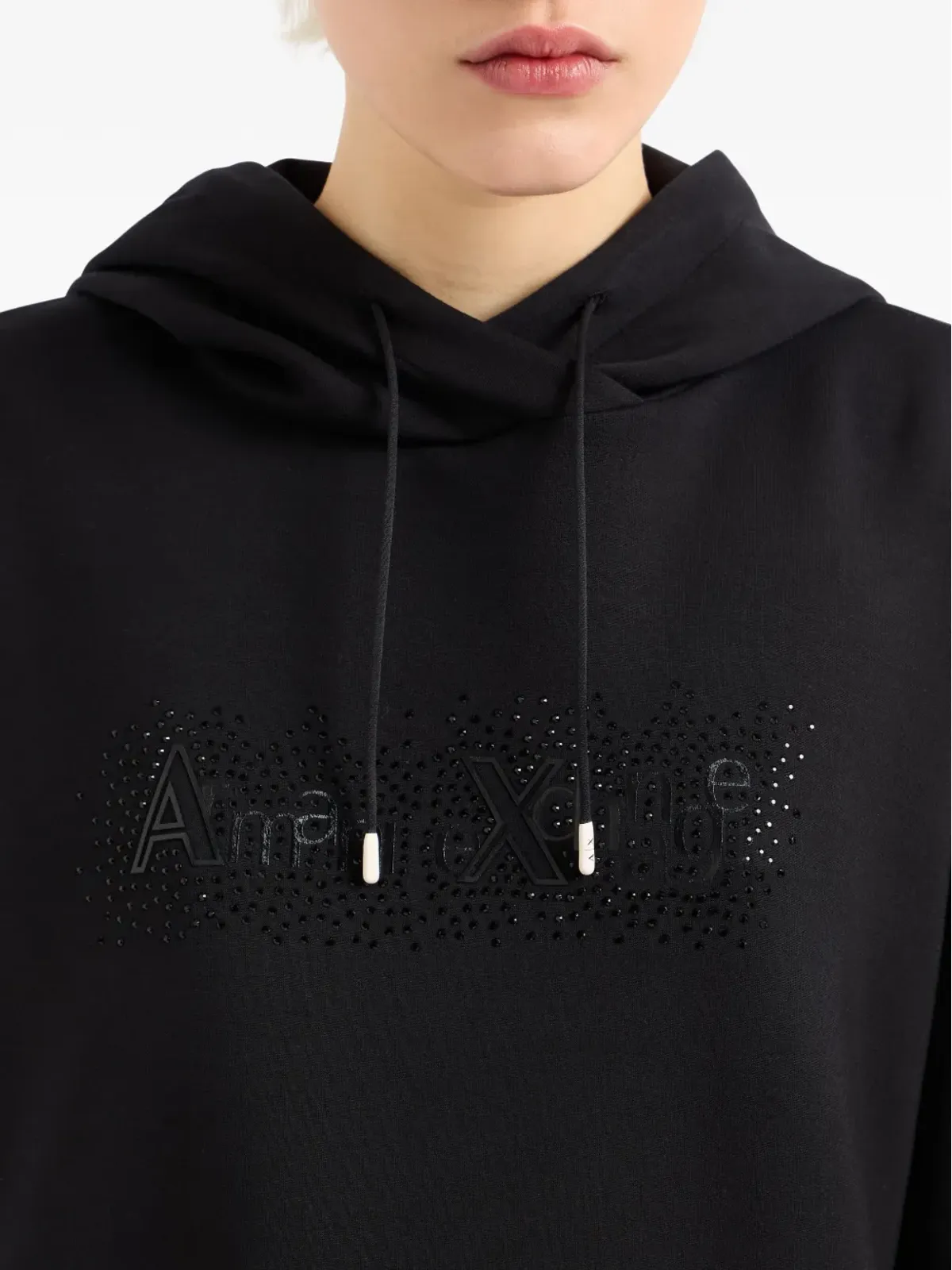 Armani Exchange クリスタル装飾フーディ - 画像5