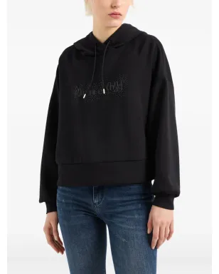Armani Exchange クリスタル装飾フーディ - サムネイル3