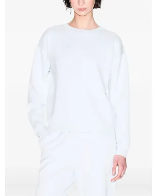 Armani Exchange 刺繍入り クルーネック スウェット - ブルー - サムネイル3