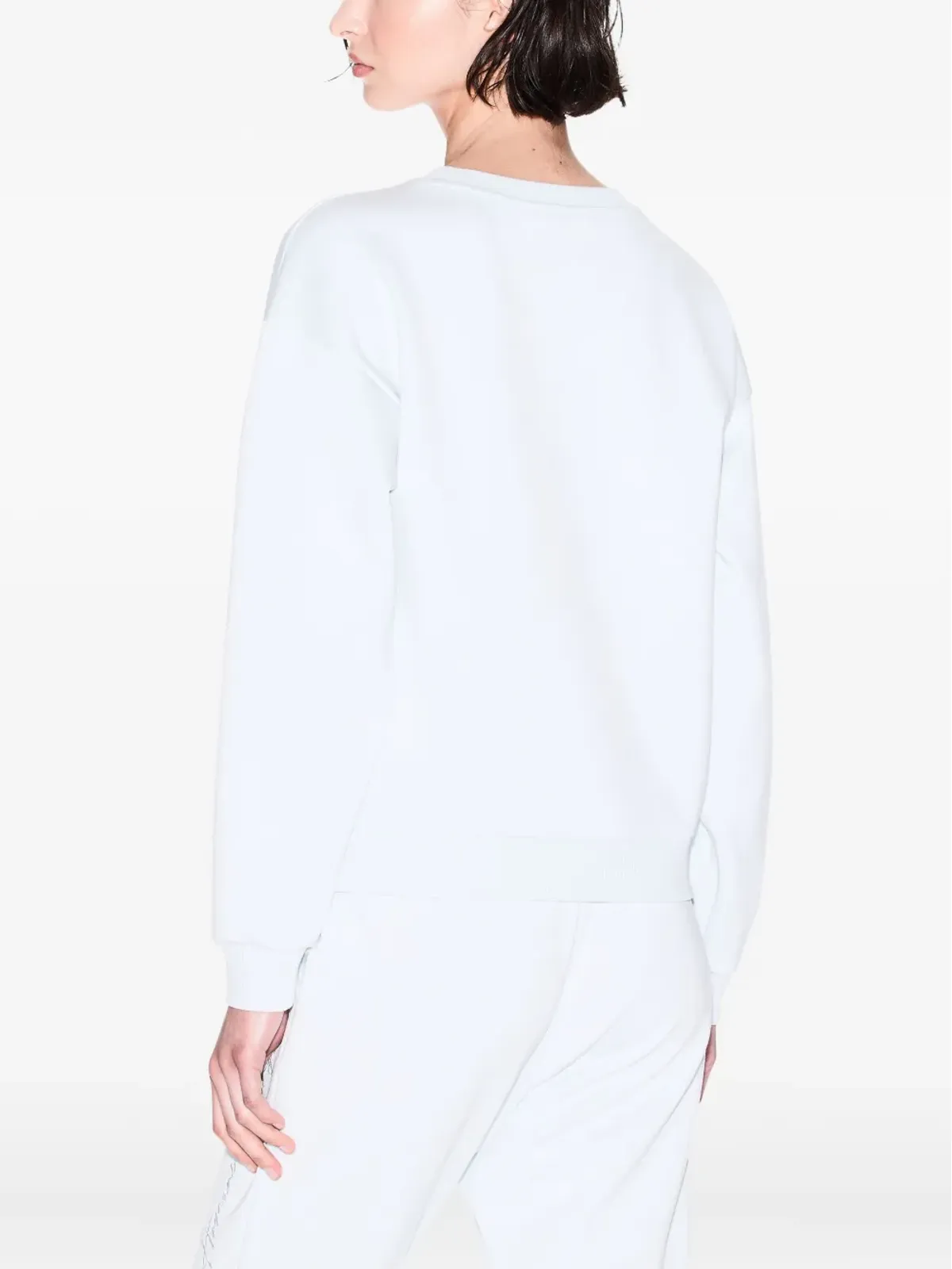 Armani Exchange 刺繍入り クルーネック スウェット - ブルー - 画像4