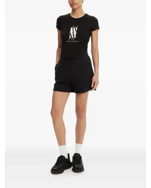 Armani Exchange ドローコード付きショーツ - ブラック - サムネイル2