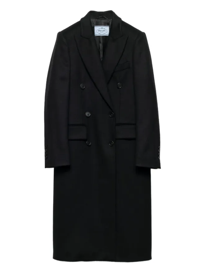 Prada Prada ピークドラペル コートの商品画像