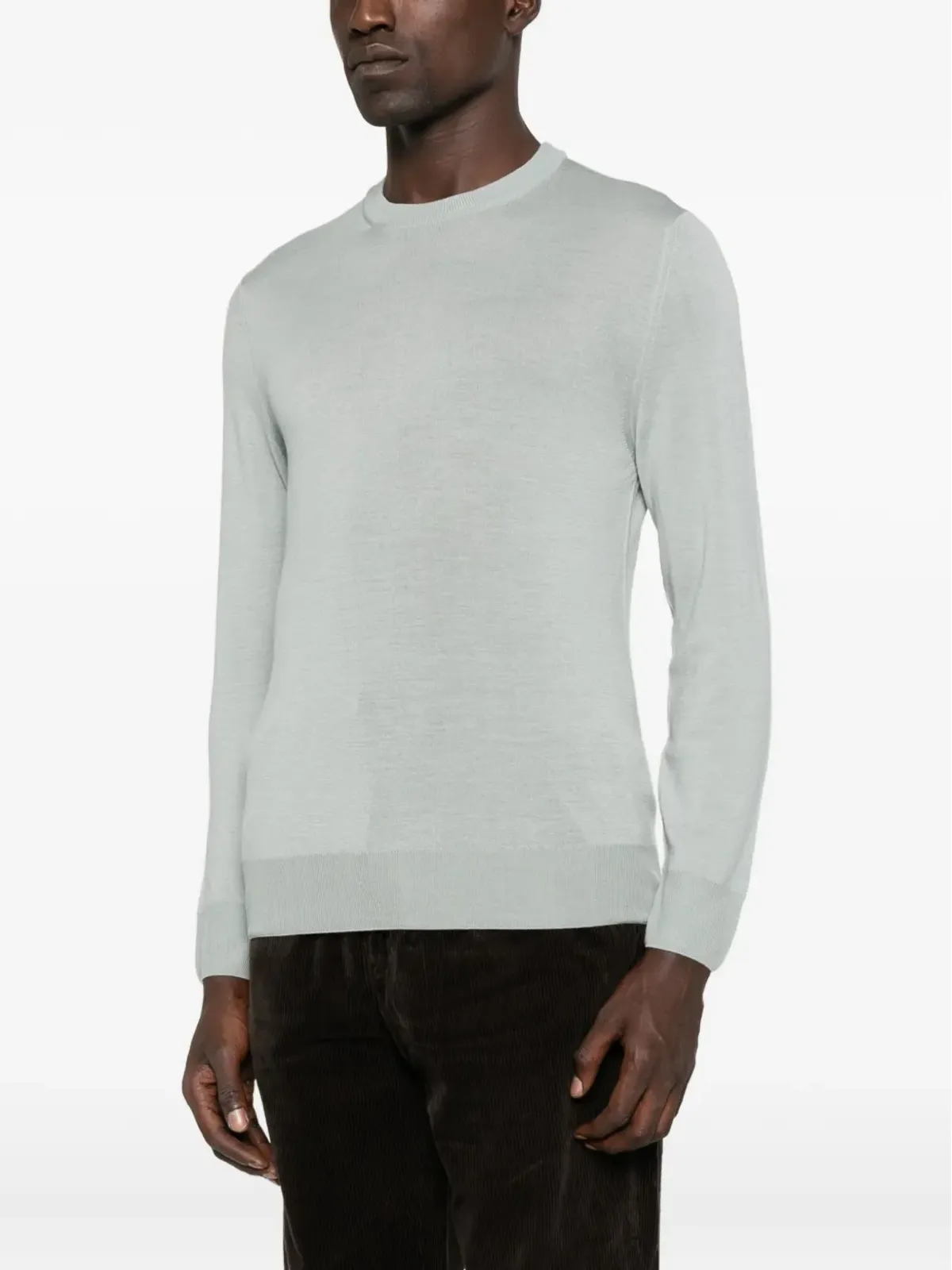 Canali ラウンドネック ウールセーター - 画像3