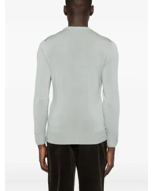 Canali ラウンドネック ウールセーター - サムネイル4