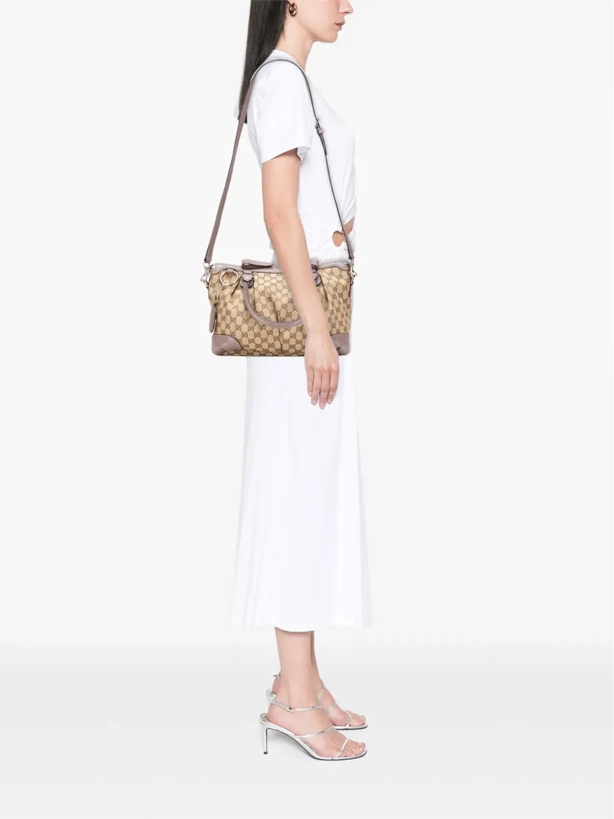 Gucci Pre-Owned Sukey サッチェル - 画像2