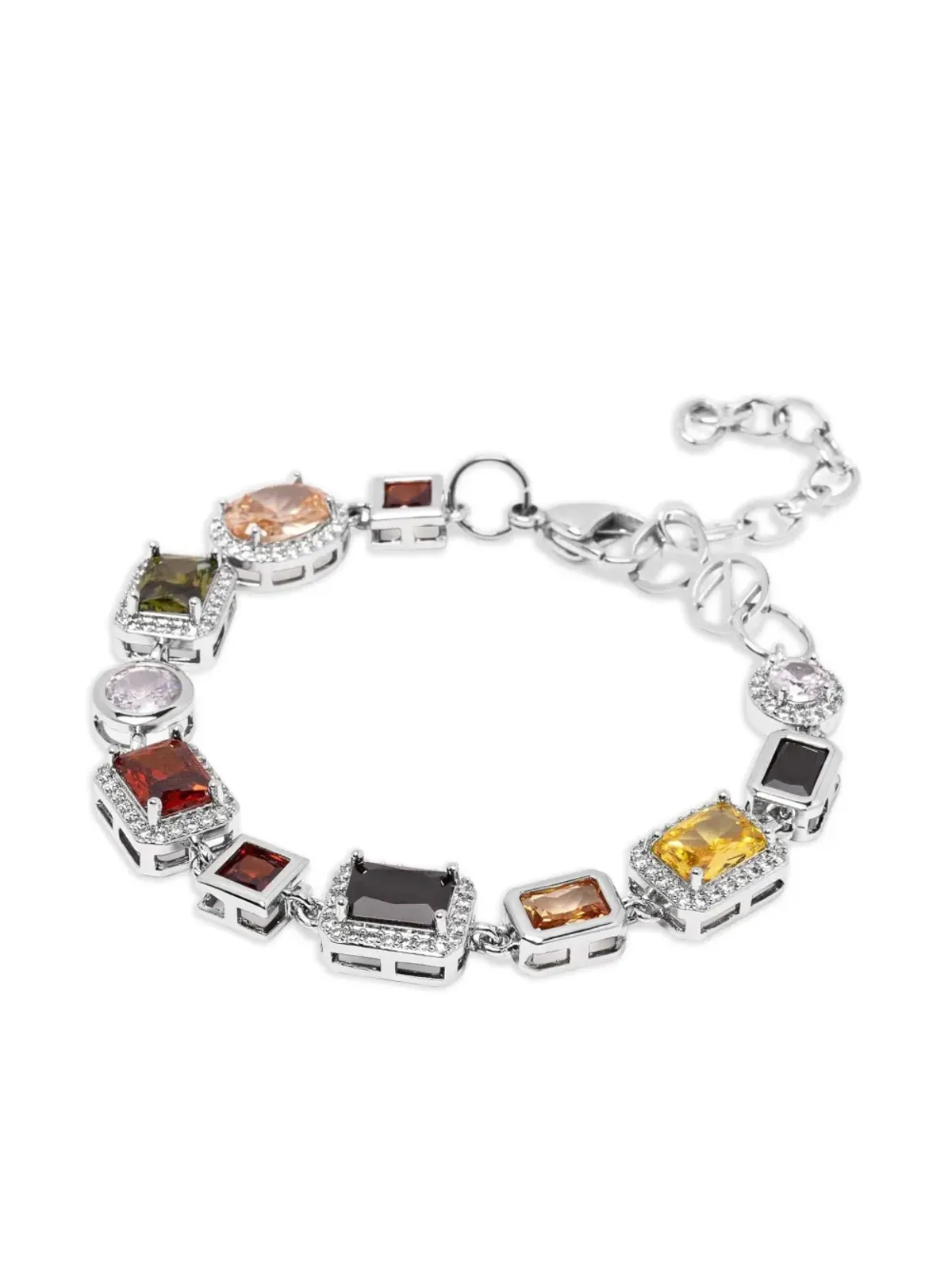 Nialaya Jewelry ジェムストーン ブレスレット - シルバー - 画像3