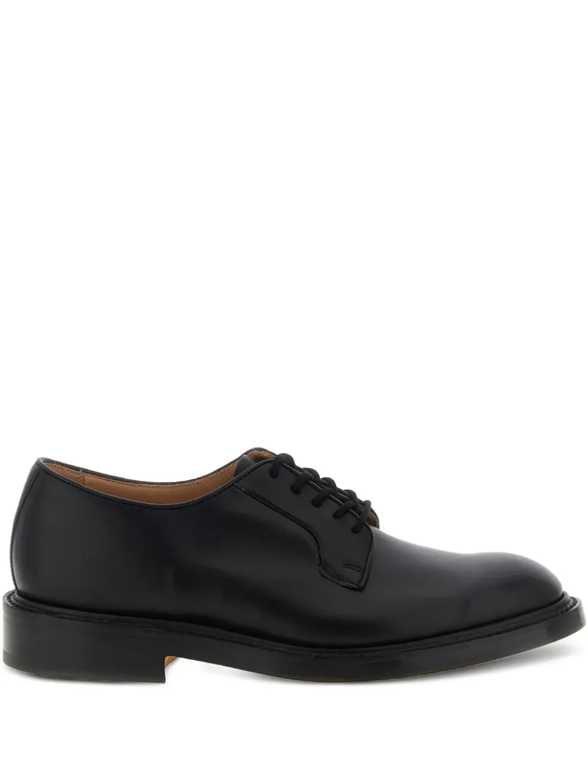 Tricker's ロバート レザー ダービーシューズ - ブラック - 画像1