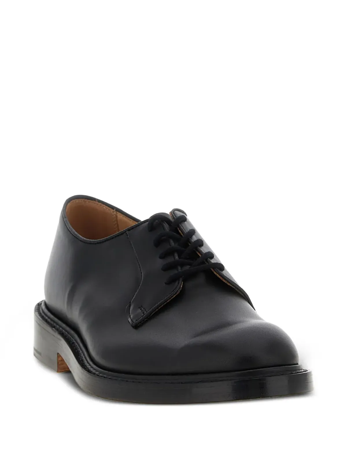 Tricker's ロバート レザー ダービーシューズ - ブラック - 画像2
