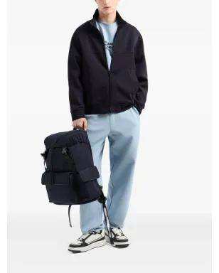 Armani Exchange ロゴ刺繍 クルーネック スウェットシャツ - ブルー - サムネイル2