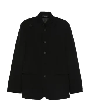 Yohji Yamamoto マンダリンカラー ボタン留め ジャケット - サムネイル1