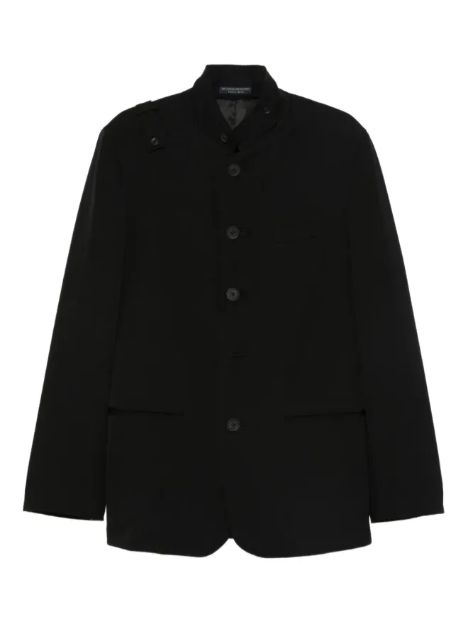 YOHJI YAMAMOTO Yohji Yamamoto マンダリンカラー ボタン留め ジャケットの商品画像