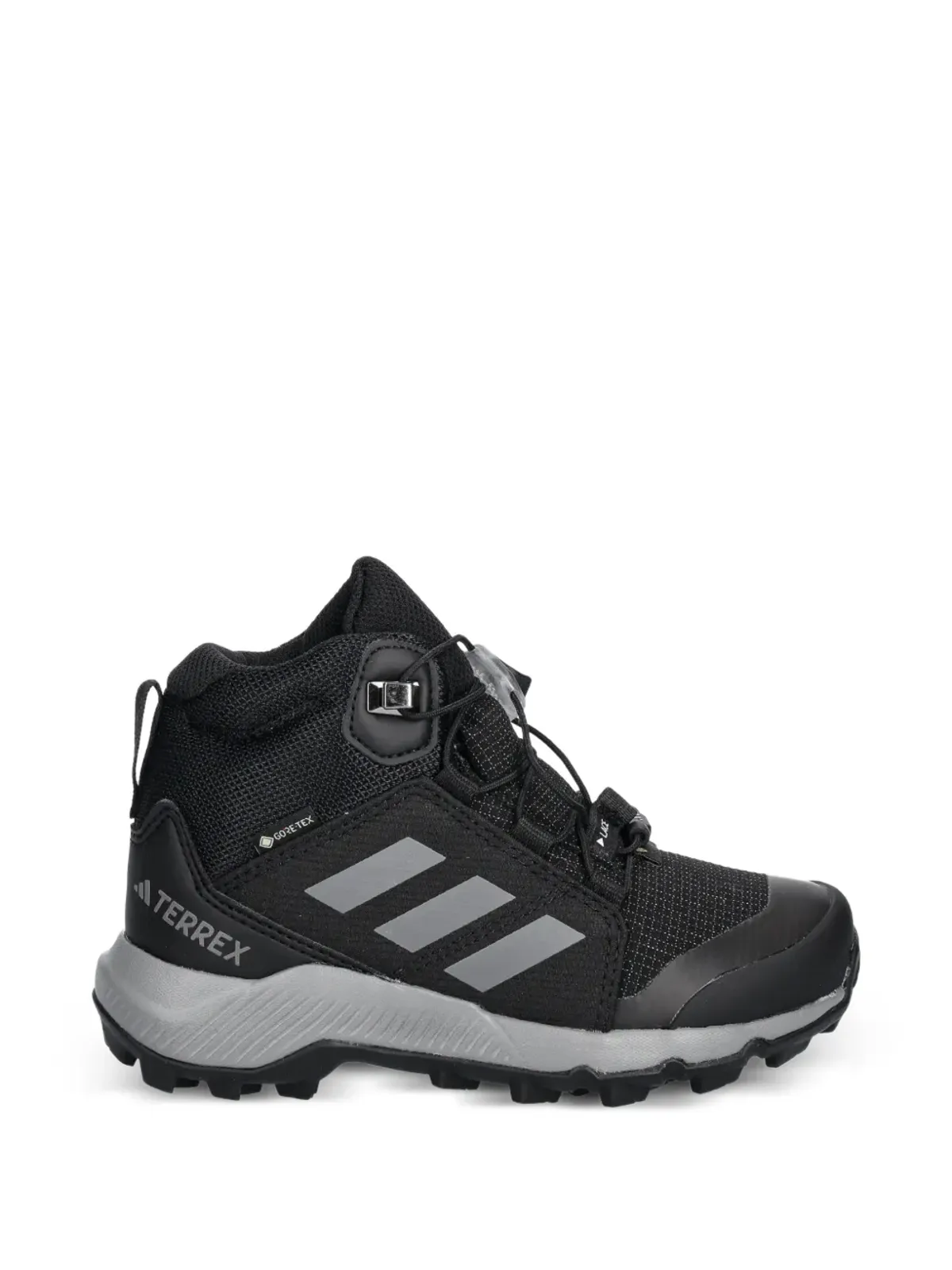 adidas Kids Terrex Mid ストライプ入り レースアップ ブーツ - 画像2