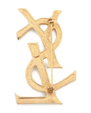 Saint Laurent Pre-Owned カサンドラ ブローチ クリスタル付き - サムネイル2