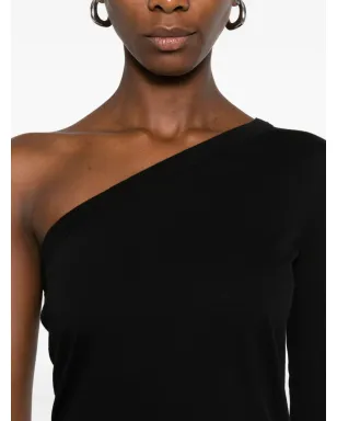 Rick Owens DRKSHDW アシンメトリックネックライン マキシドレス - サムネイル5