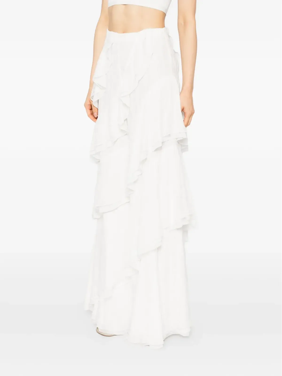 alice + olivia 花柄レースディテールパンツ - 画像3