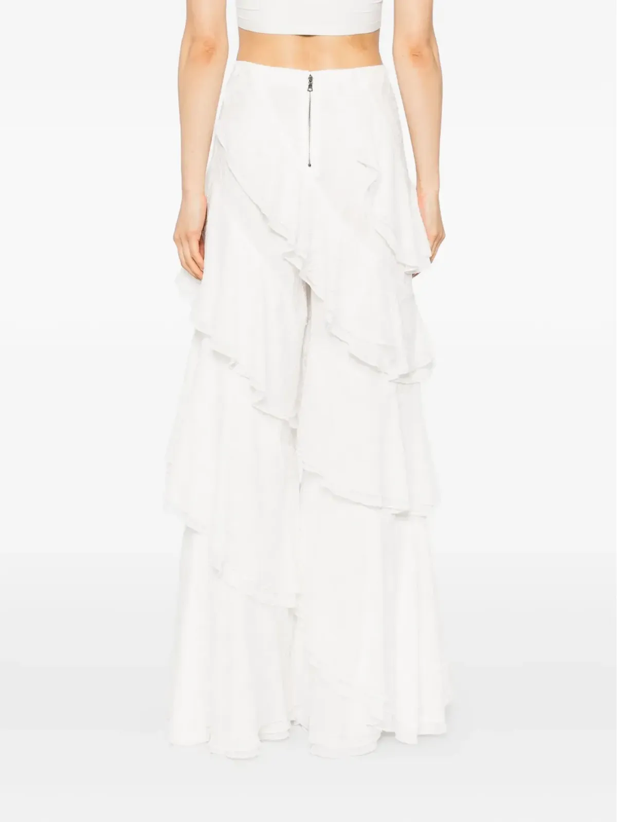 alice + olivia 花柄レースディテールパンツ - 画像4