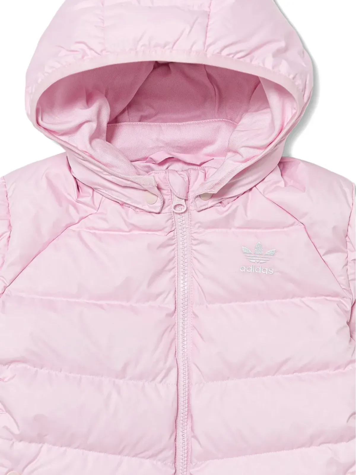 adidas Kids hooded quilted jacket - Pink - 画像3