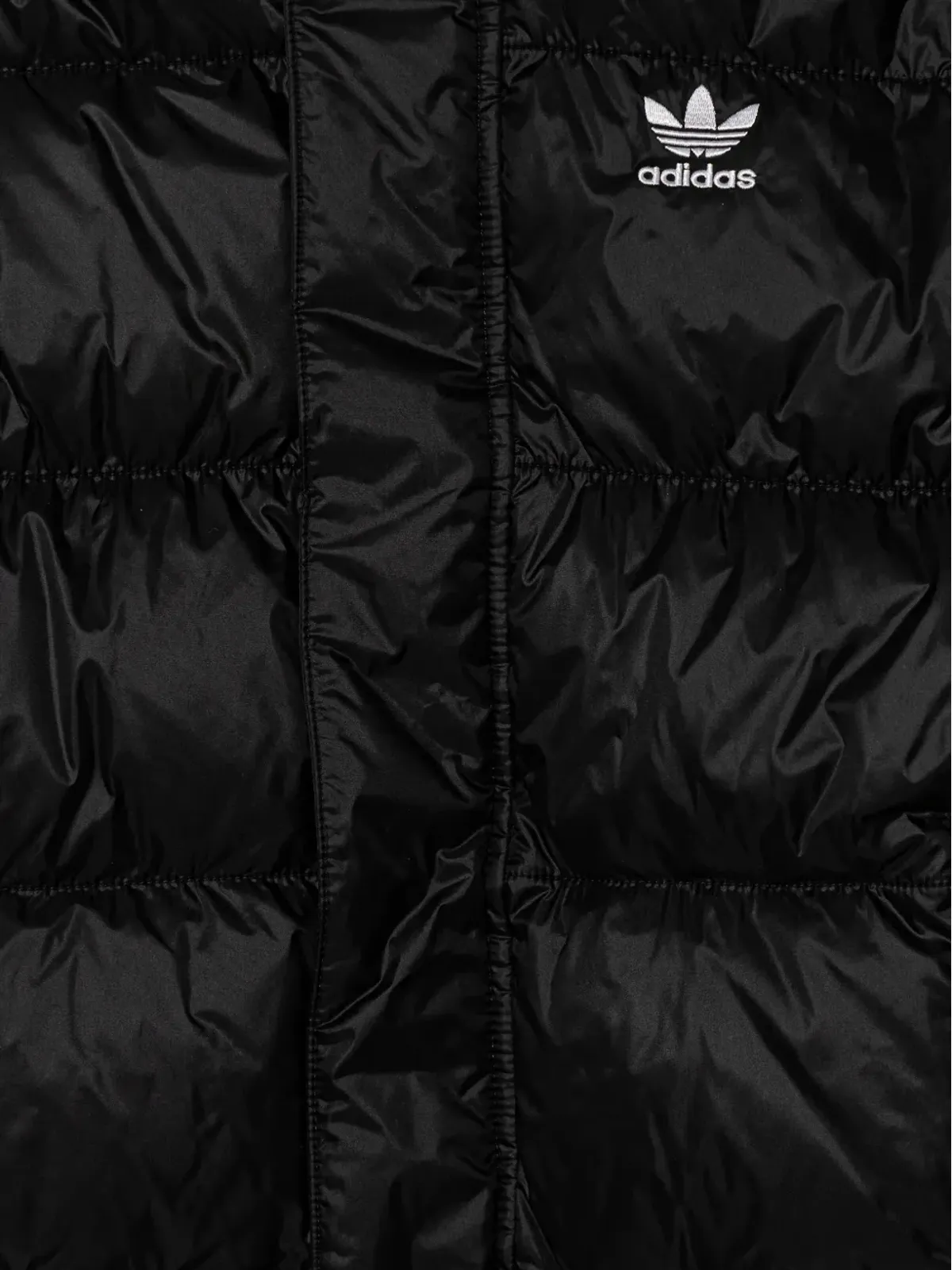 adidas Kids ブラックのパファージャケット - 画像3