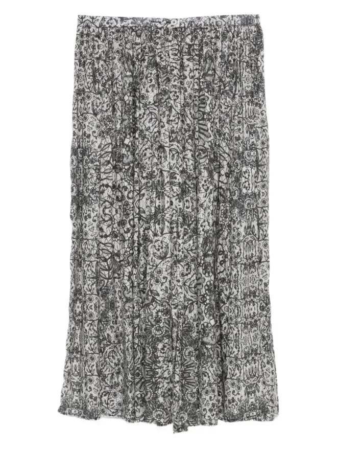 Faliero Sarti Faliero Sarti プリーツ花柄スカートの商品画像