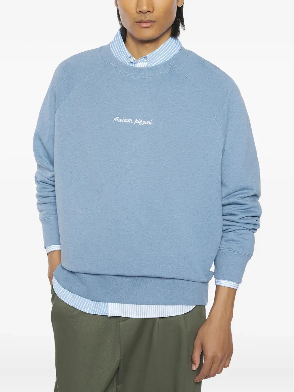 Maison Kitsuné ラグランスリーブ クルーネック スウェットシャツ - 画像4