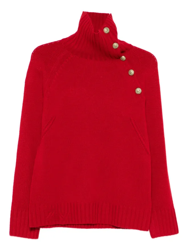 Zadig&Voltaire Zadig&Voltaire ハイネックボタンディテールセーターの商品画像