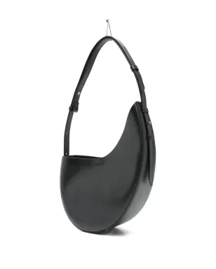 Soeur Wino crescent sheepskin shoulder bag - Black - サムネイル3