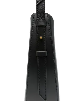 Soeur Wino crescent sheepskin shoulder bag - Black - サムネイル4