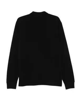 PS Paul Smith 長袖ゼブラロゴポロシャツ ブラック - サムネイル2