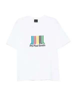PS Paul Smith ストライププリント オーガニックコットン Tシャツ - サムネイル1