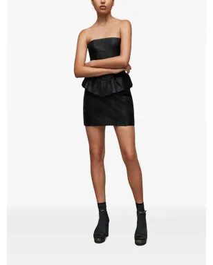 AllSaints Cassie ラッフル付きストラップレス ミニドレス - サムネイル2