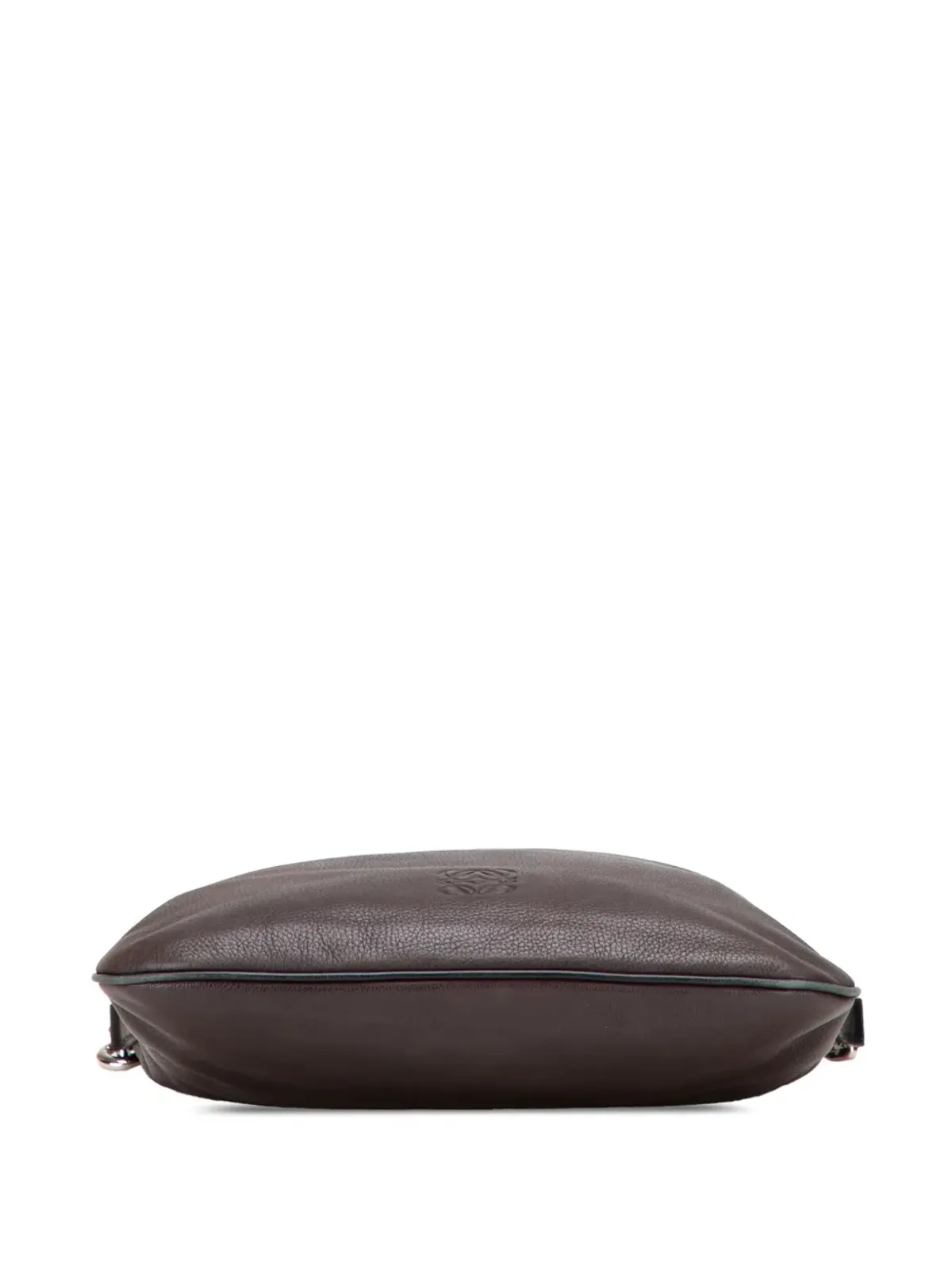 Loewe Pre-Owned ビンテージ アナグラム レザー メッセンジャーバッグ（クロスボディ） ブラウン - 画像4