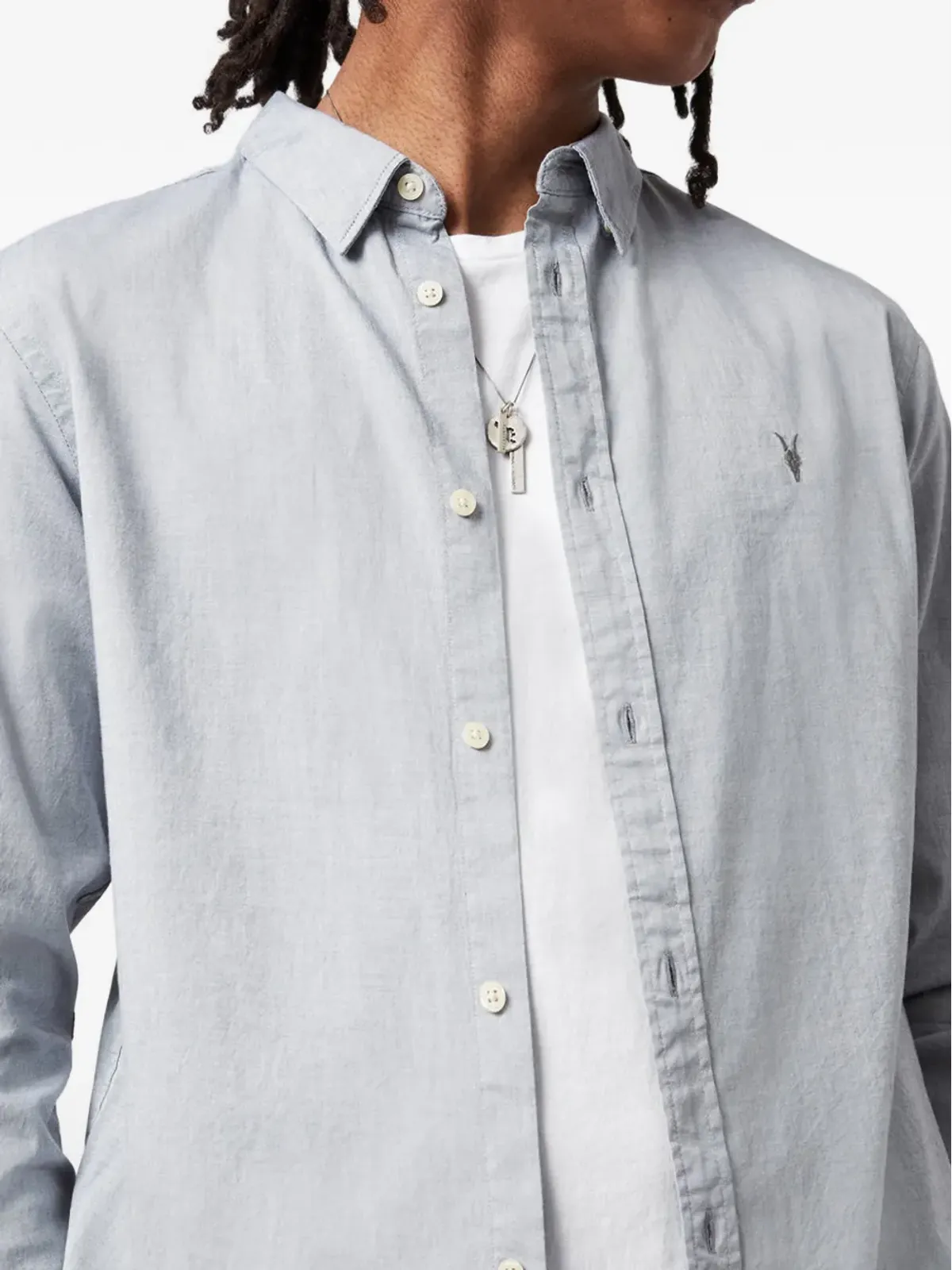 AllSaints コットンシャツ - 画像4