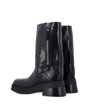 Miista Gunda zip-detail leather boots - Black - サムネイル3