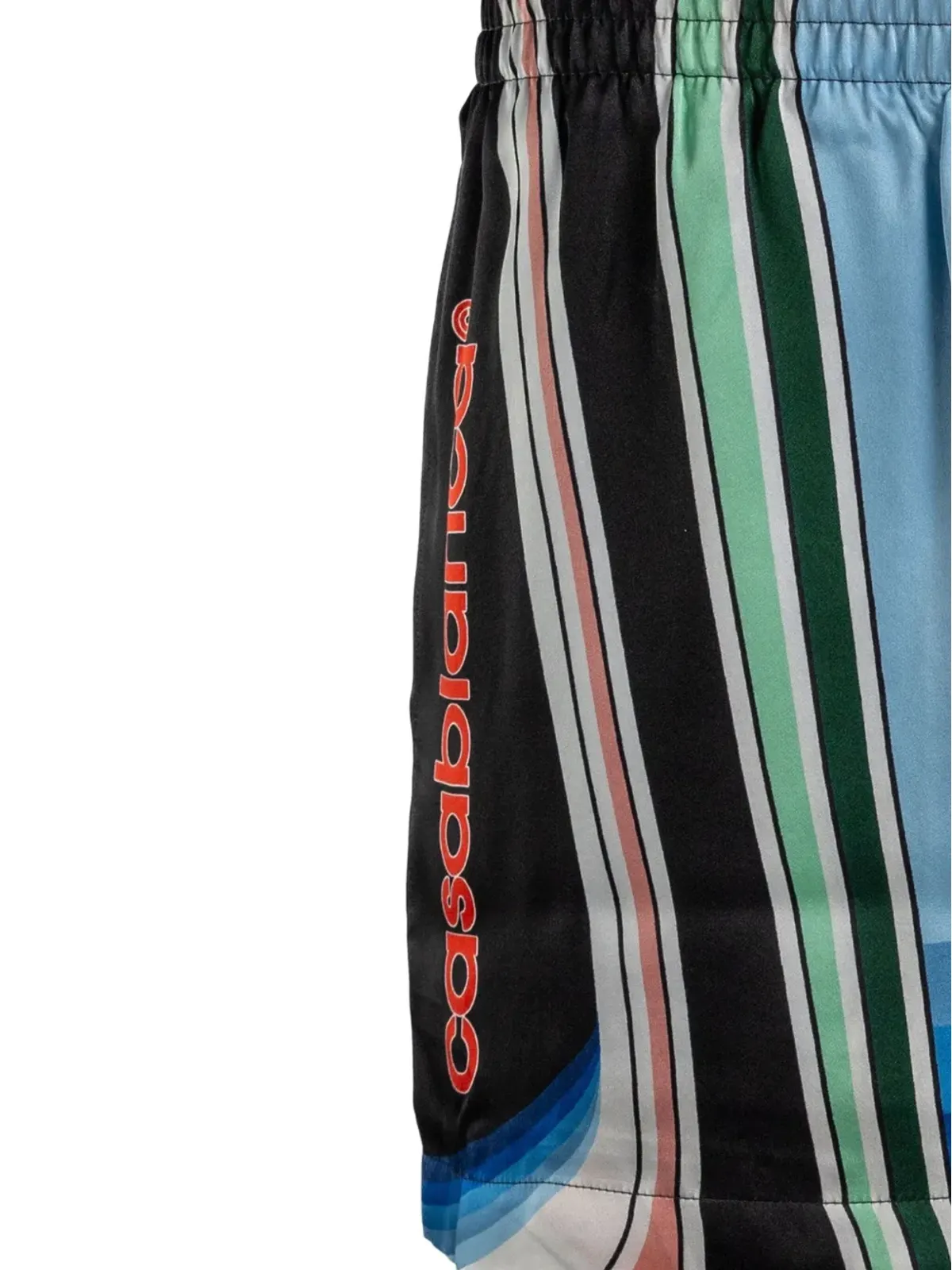 Casablanca グラフィック柄シルクショートパンツ - 画像3