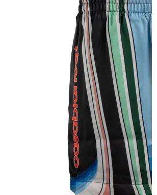 Casablanca グラフィック柄シルクショートパンツ - サムネイル3
